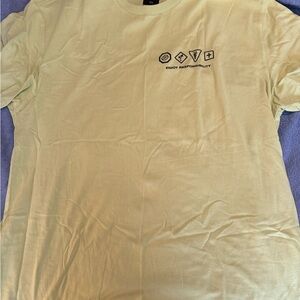 Ksubi fluorescent yellow Graphic Tee xxl nwot